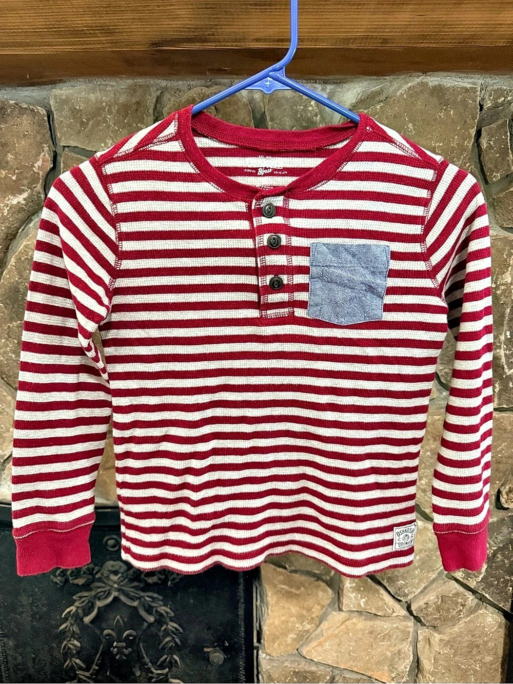 OshKosh B'gosh Boys 6 Striped Long Sleeve Tee